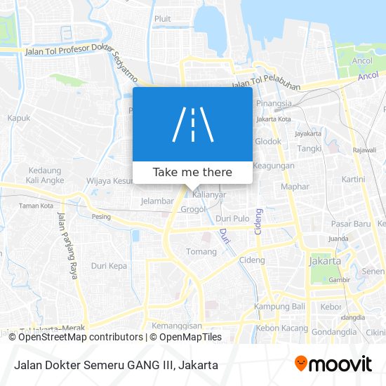 Jalan Dokter Semeru GANG III map