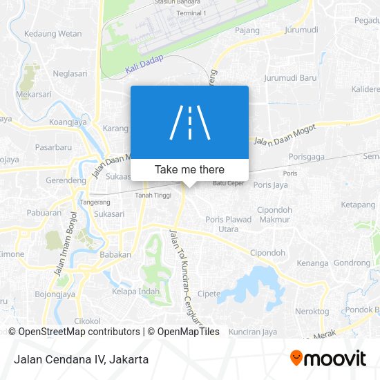 Jalan Cendana IV map