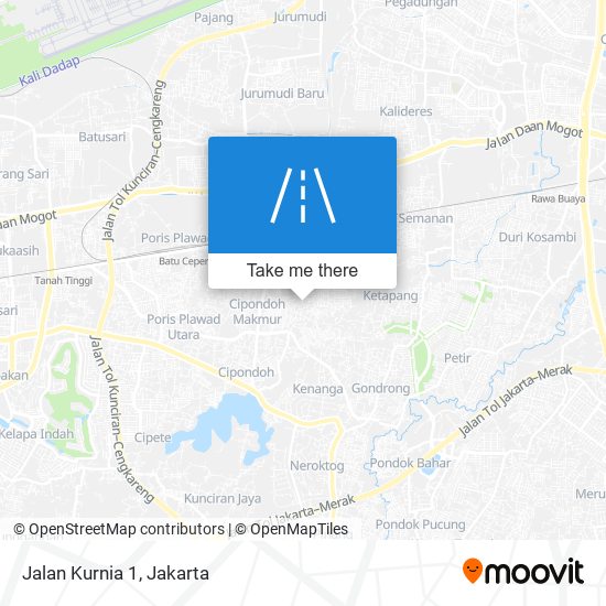 Jalan Kurnia 1 map