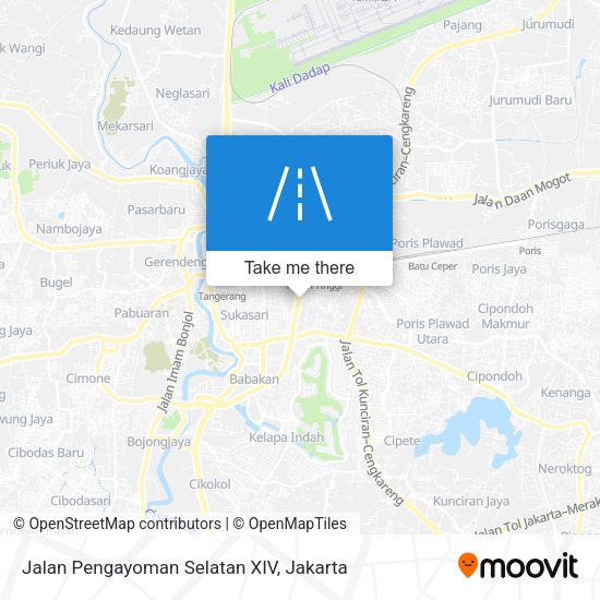 Jalan Pengayoman Selatan XIV map