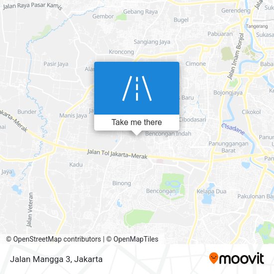 Jalan Mangga 3 map