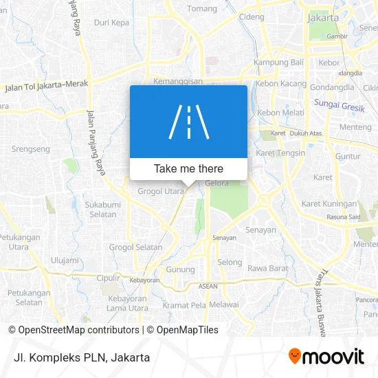 Jl. Kompleks PLN map
