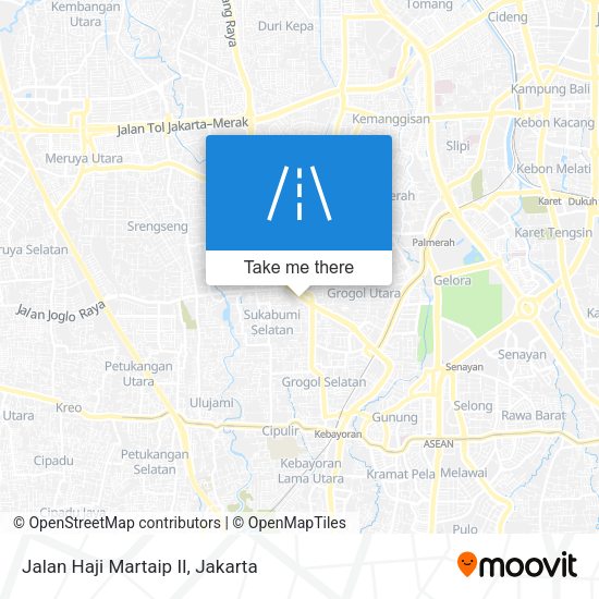Jalan Haji Martaip II map