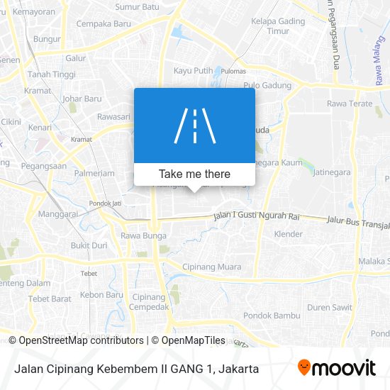 Jalan Cipinang Kebembem II GANG 1 map