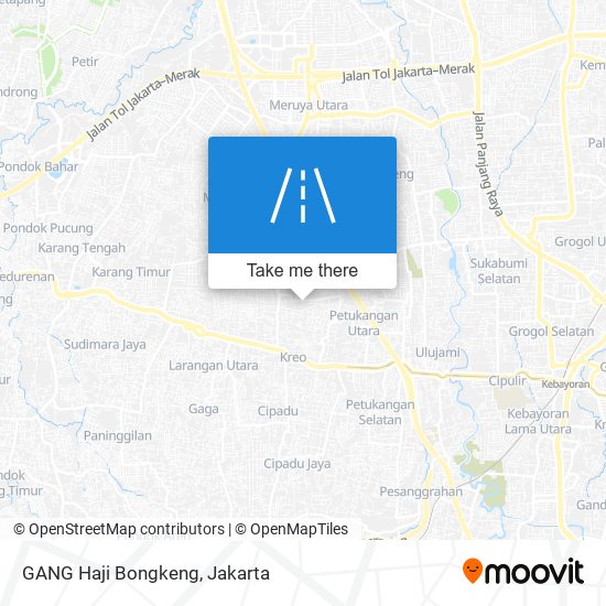 GANG Haji Bongkeng map