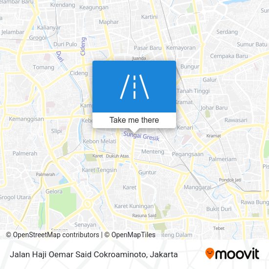 Jalan Haji Oemar Said Cokroaminoto map
