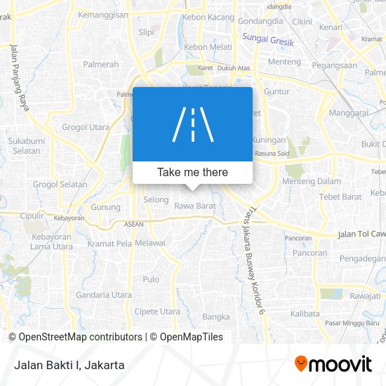 Jalan Bakti I map