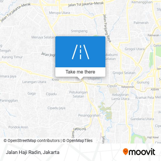 Jalan Haji Radin map