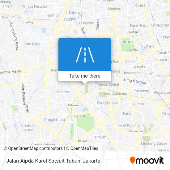 Jalan Aipda Karel Satsuit Tubun map