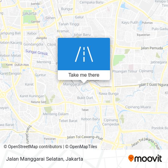 Jalan Manggarai Selatan map