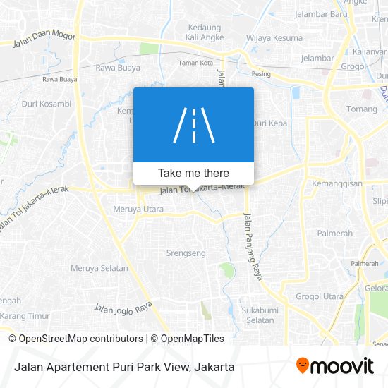 Jalan Apartement Puri Park View map