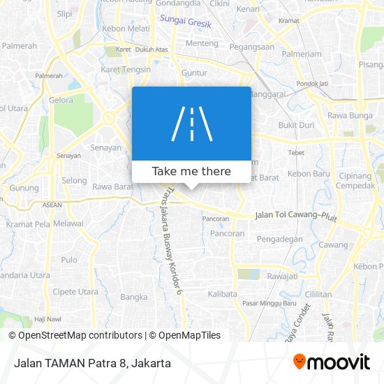 Jalan TAMAN Patra 8 map