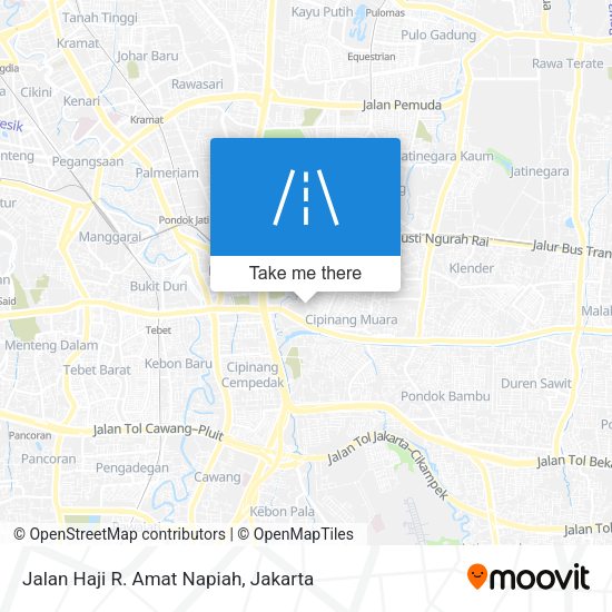 Jalan Haji R. Amat Napiah map