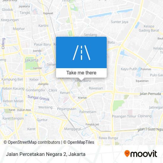 Jalan Percetakan Negara 2 map