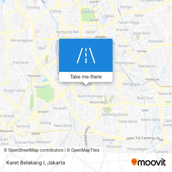 Karet Belakang I map