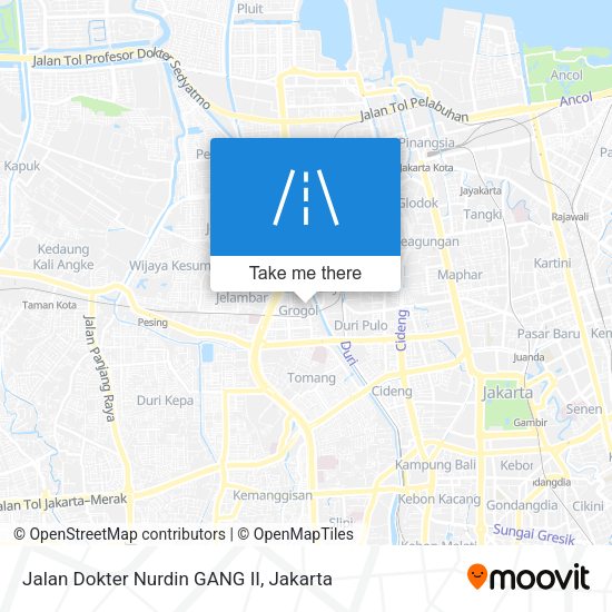 Jalan Dokter Nurdin GANG II map