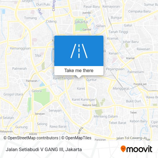 Jalan Setiabudi V GANG III map