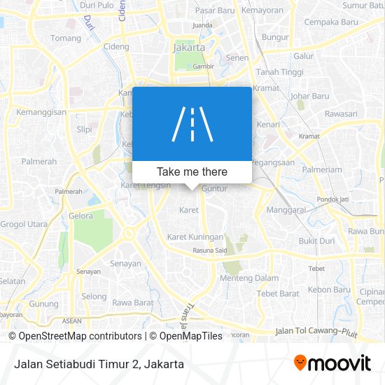 Jalan Setiabudi Timur 2 map
