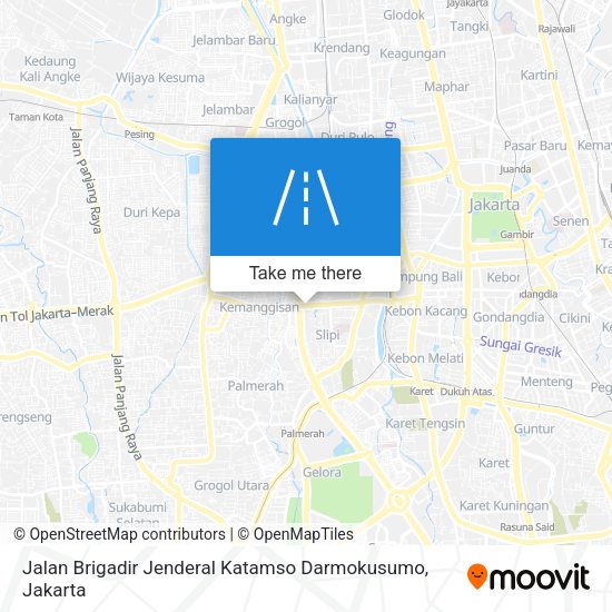 Jalan Brigadir Jenderal Katamso Darmokusumo map