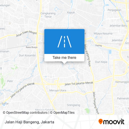 Jalan Haji Bangeng map