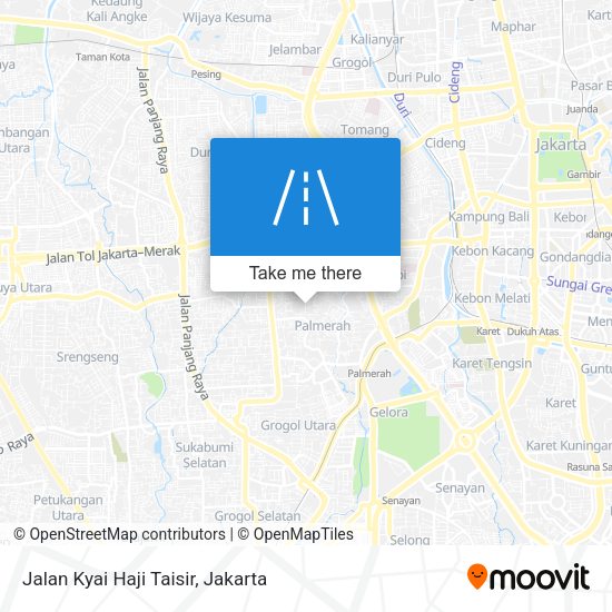 Jalan Kyai Haji Taisir map