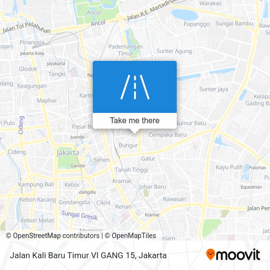 Jalan Kali Baru Timur VI GANG 15 map