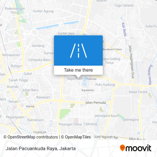 Jalan Pacuankuda Raya map