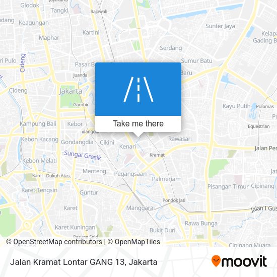 Jalan Kramat Lontar GANG 13 map