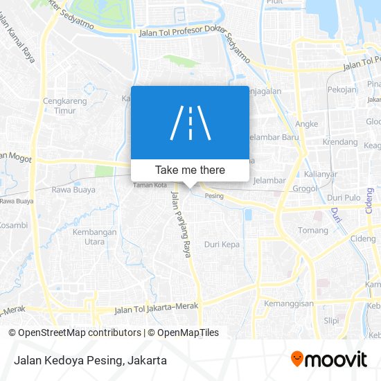 Jalan Kedoya Pesing map