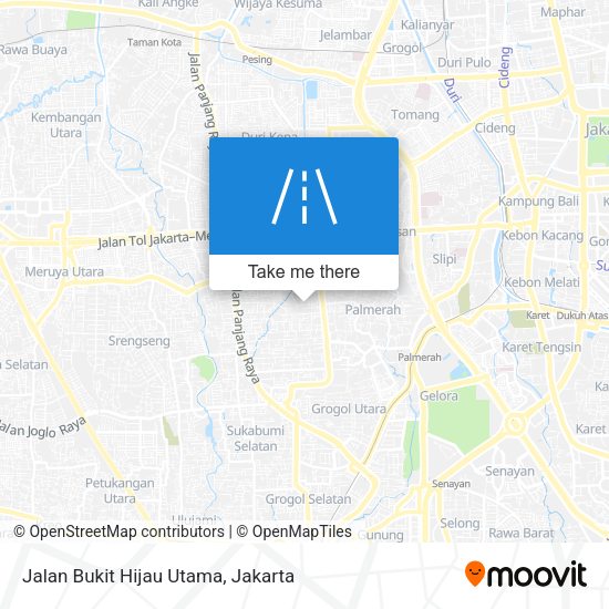 Jalan Bukit Hijau Utama map