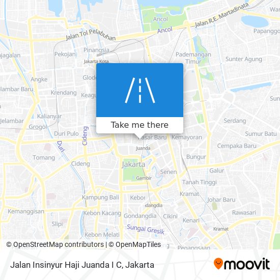 Jalan Insinyur Haji Juanda I C map