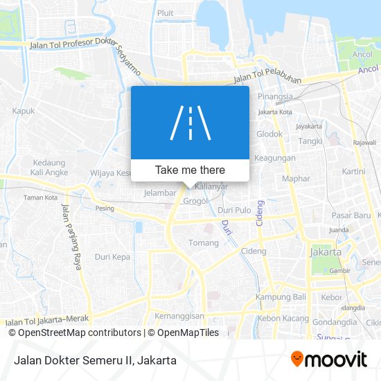 Jalan Dokter Semeru II map