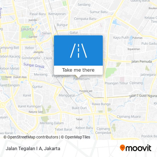 Jalan Tegalan I A map