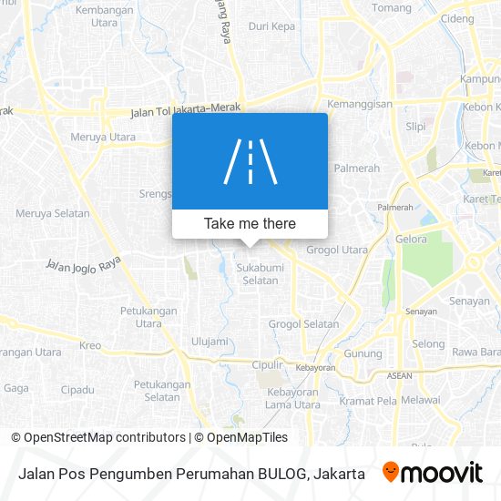 Jalan Pos Pengumben Perumahan BULOG map