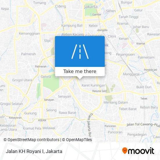 Jalan KH Royani I map