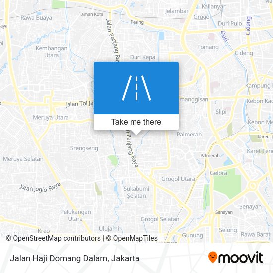Jalan Haji Domang Dalam map