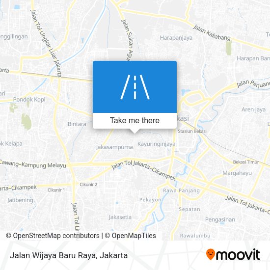 Jalan Wijaya Baru Raya map