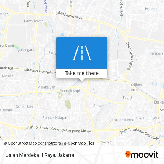 Jalan Merdeka II Raya map