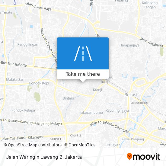 Jalan Waringin Lawang 2 map