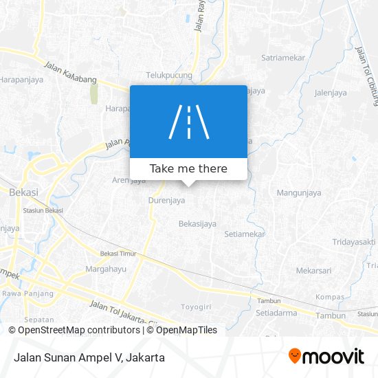 Jalan Sunan Ampel V map