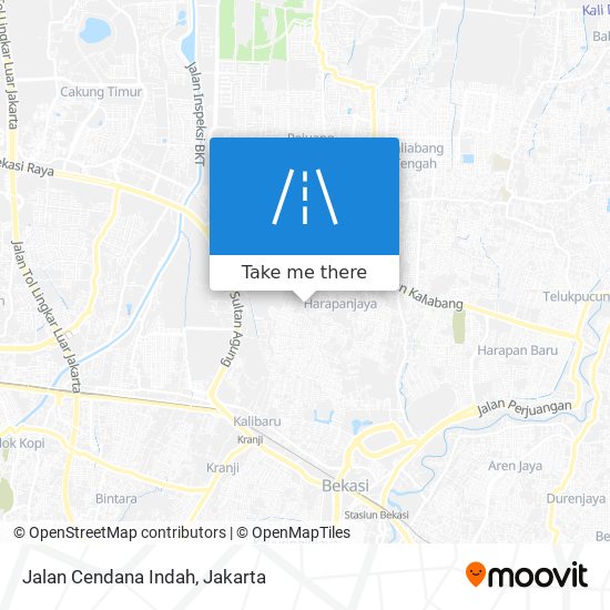 Jalan Cendana Indah map