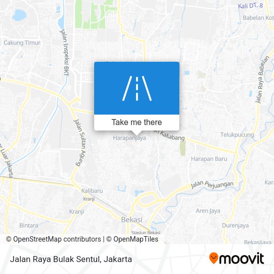Jalan Raya Bulak Sentul map