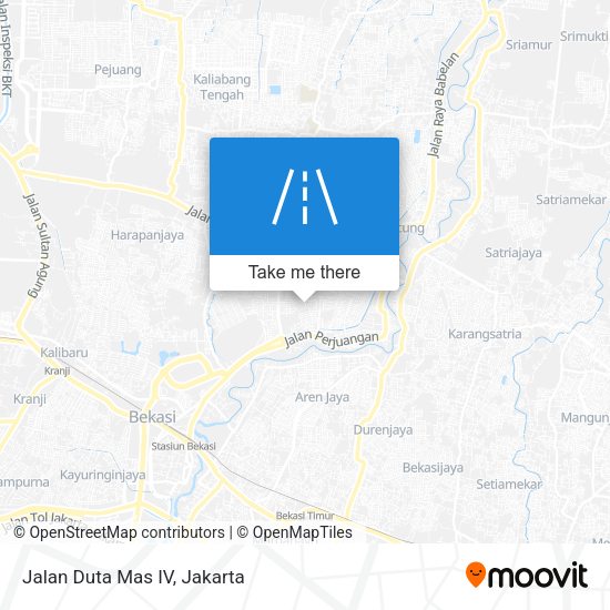 Jalan Duta Mas IV map