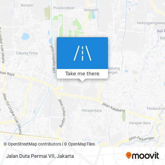 Jalan Duta Permai VII map