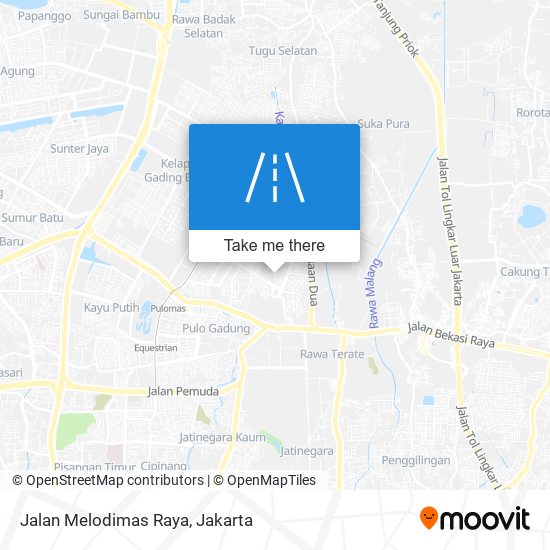 Jalan Melodimas Raya map