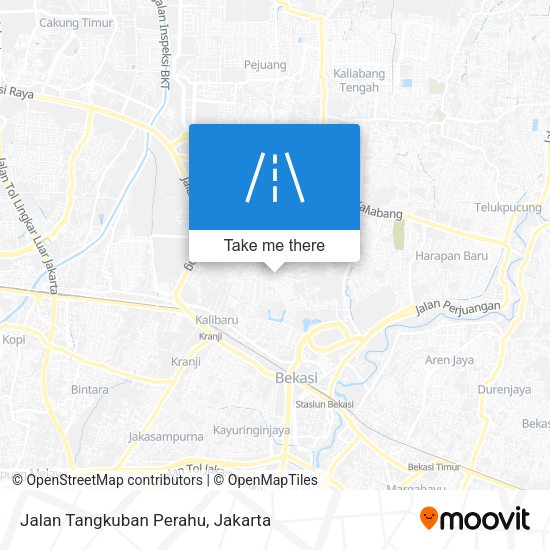 Jalan Tangkuban Perahu map