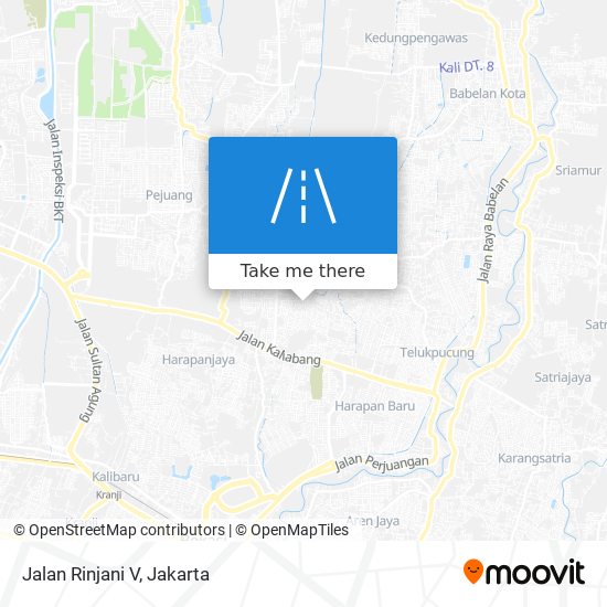 Jalan Rinjani V map