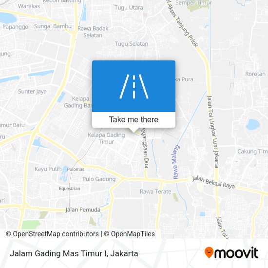 Jalam Gading Mas Timur I map