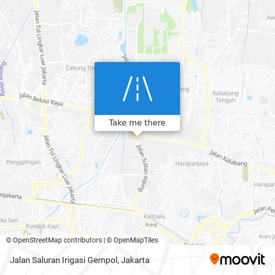 Jalan Saluran Irigasi Gempol map