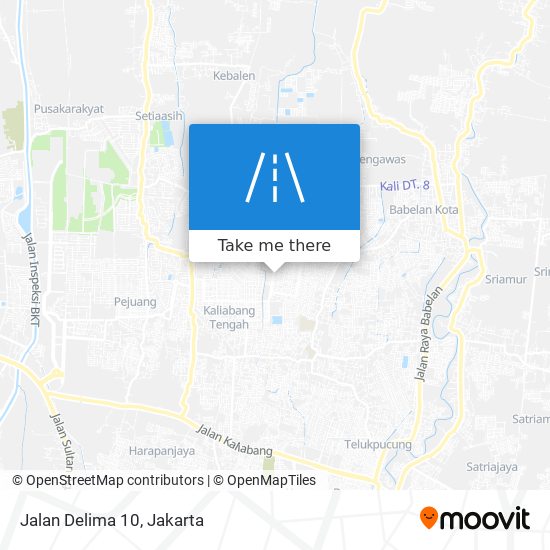 Jalan Delima 10 map